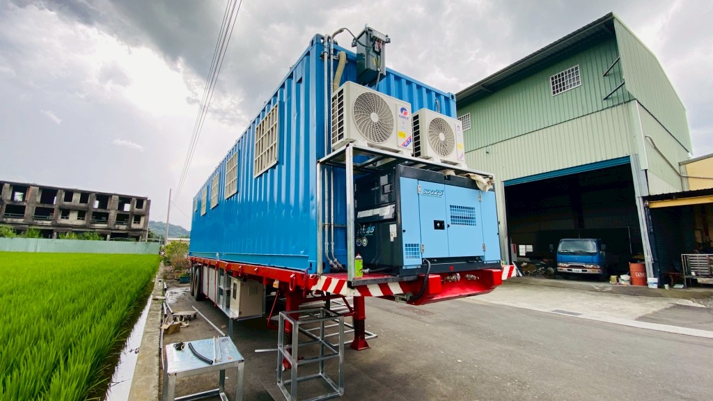 貨櫃型電力模組與機電配電整合案場