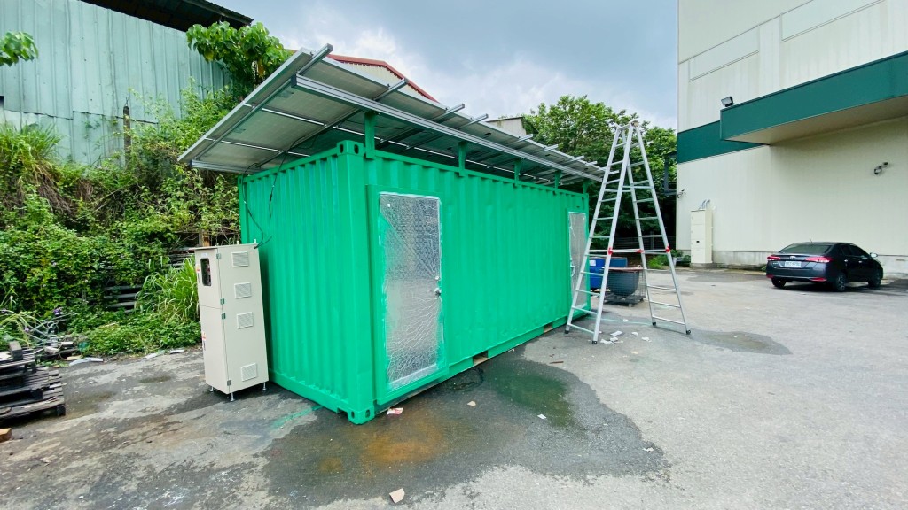 貨櫃型光儲整合與配電系統案場